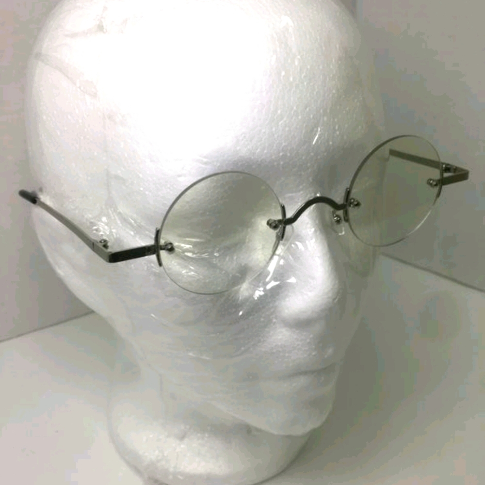 New Silver Hip Hop Style Clear Glasses